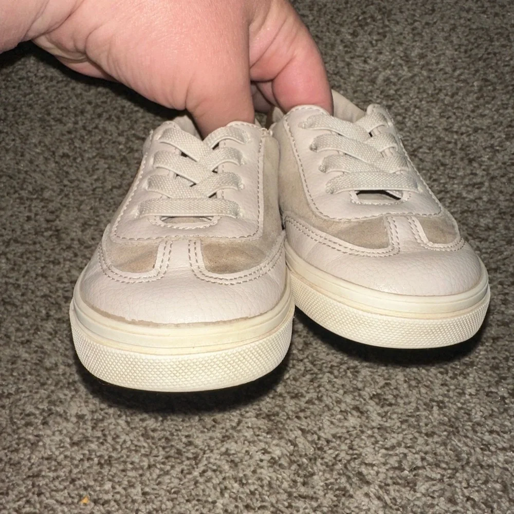 Stylish Cream and Gold Kids Shoes